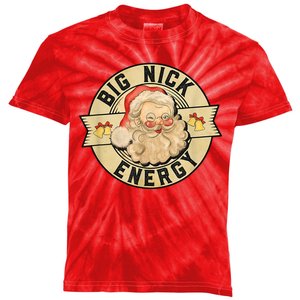 Big Nick Energy Retro Stamped Logo Kids Tie-Dye T-Shirt