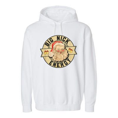 Big Nick Energy Retro Stamped Logo Garment-Dyed Fleece Hoodie