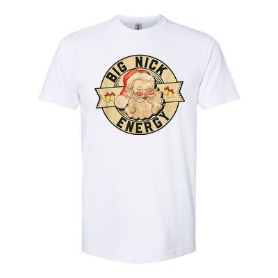 Big Nick Energy Retro Stamped Logo Softstyle CVC T-Shirt