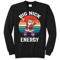 Big Nick Energy Dabbing Santa Christmas Sweatshirt