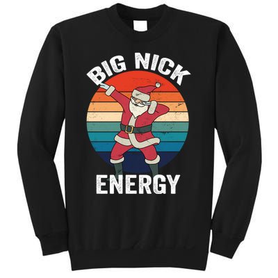 Big Nick Energy Dabbing Santa Christmas Sweatshirt