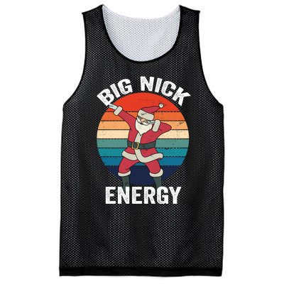 Big Nick Energy Dabbing Santa Christmas Mesh Reversible Basketball Jersey Tank