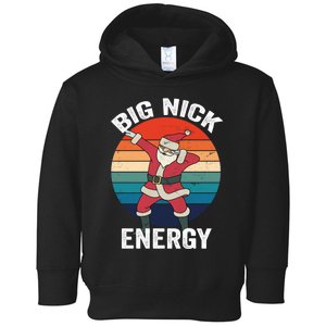 Big Nick Energy Dabbing Santa Christmas Toddler Hoodie