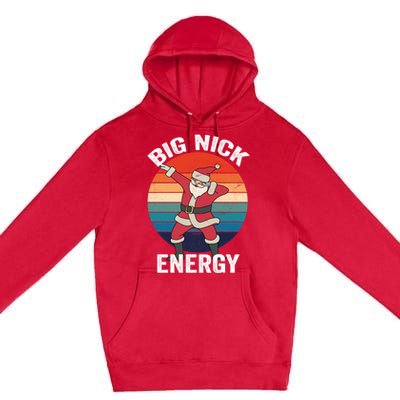 Big Nick Energy Dabbing Santa Christmas Premium Pullover Hoodie