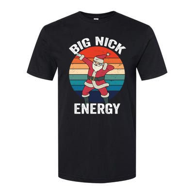 Big Nick Energy Dabbing Santa Christmas Softstyle® CVC T-Shirt