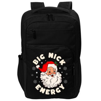 Big Nick Energy Santa Naughty Humor Christmas Impact Tech Backpack