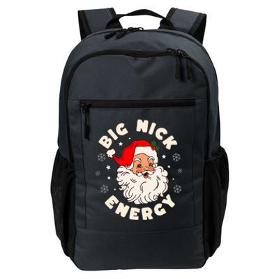 Big Nick Energy Santa Naughty Humor Christmas Daily Commute Backpack