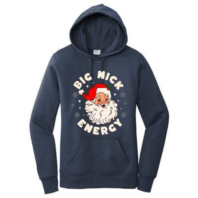 Big Nick Energy Santa Naughty Humor Christmas Women's Pullover Hoodie