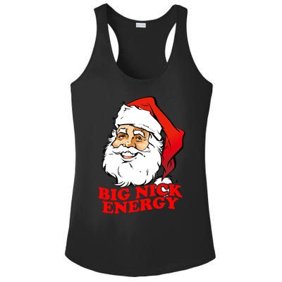 Big Nick Energy Sweatshirt Funny Christmas Santa Claus Ladies PosiCharge Competitor Racerback Tank