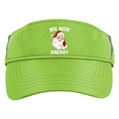 Big Nick Energy Santa Groovy Retro Vintage Adult Drive Performance Visor