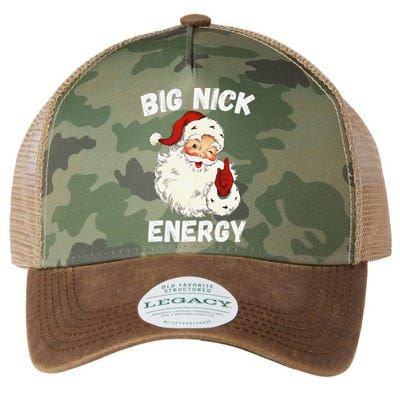 Big Nick Energy Santa Groovy Retro Vintage Legacy Tie Dye Trucker Hat