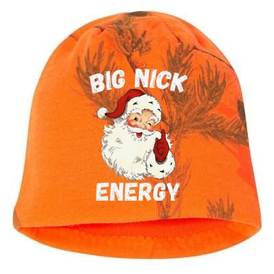 Big Nick Energy Santa Groovy Retro Vintage Kati - Camo Knit Beanie