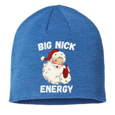 Big Nick Energy Santa Groovy Retro Vintage Sustainable Beanie