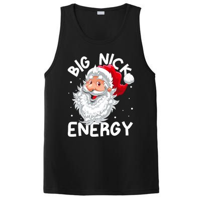 Big Nick Energy Christmas Santa Xmas Funny Meme PosiCharge Competitor Tank