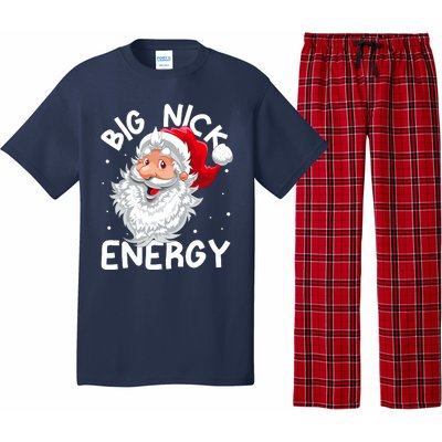 Big Nick Energy Christmas Santa Xmas Funny Meme Pajama Set