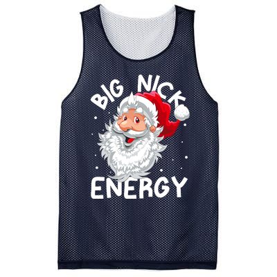 Big Nick Energy Christmas Santa Xmas Funny Meme Mesh Reversible Basketball Jersey Tank