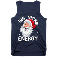 Big Nick Energy Christmas Santa Xmas Funny Meme Tank Top