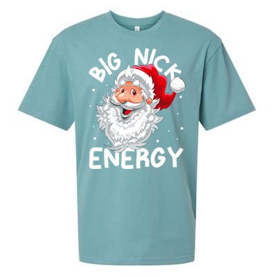 Big Nick Energy Christmas Santa Xmas Funny Meme Sueded Cloud Jersey T-Shirt