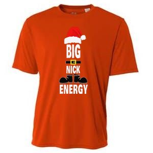 Big Nick Energy Santa Hat Belts And Boots Funny Christmas Cooling Performance Crew T-Shirt