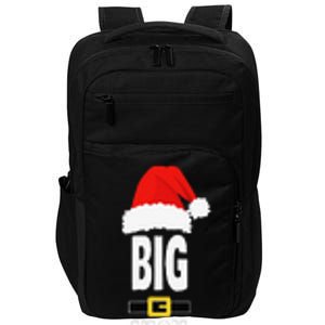 Big Nick Energy Santa Hat Belts And Boots Funny Christmas Impact Tech Backpack