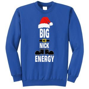 Big Nick Energy Santa Hat Belts And Boots Funny Christmas Sweatshirt