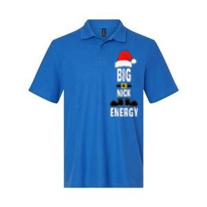 Big Nick Energy Santa Hat Belts And Boots Funny Christmas Softstyle Adult Sport Polo