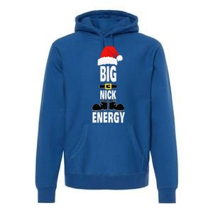 Big Nick Energy Santa Hat Belts And Boots Funny Christmas Premium Hoodie