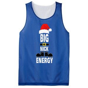 Big Nick Energy Santa Hat Belts And Boots Funny Christmas Mesh Reversible Basketball Jersey Tank