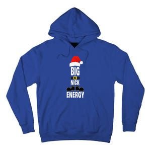 Big Nick Energy Santa Hat Belts And Boots Funny Christmas Tall Hoodie