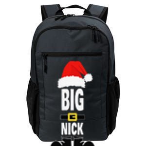 Big Nick Energy Santa Hat Belts And Boots Funny Christmas Daily Commute Backpack