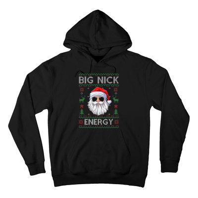 Big Nick Energy Santa Claus Ugly Christmas Sweater Hoodie