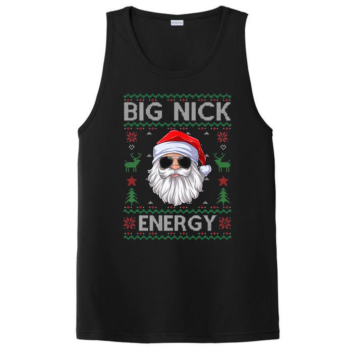 Big Nick Energy Santa Claus Ugly Christmas Sweater PosiCharge Competitor Tank