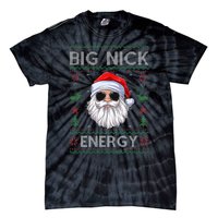 Big Nick Energy Santa Claus Ugly Christmas Sweater Tie-Dye T-Shirt