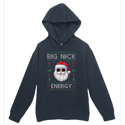 Big Nick Energy Santa Claus Ugly Christmas Sweater Urban Pullover Hoodie