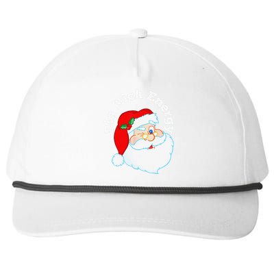 Big Nick Energy Santa Naughty Humor Funny Christmas Snapback Five-Panel Rope Hat