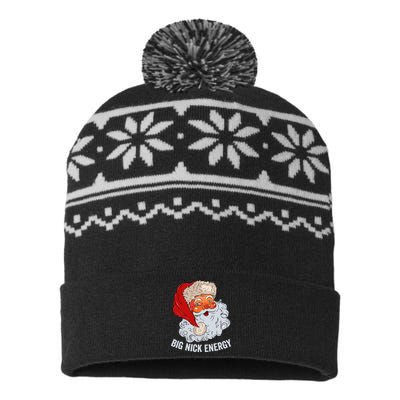 Big Nick Energy Santa USA-Made Snowflake Beanie