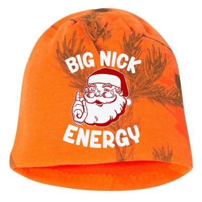 Big Nick Energy Funny Xmas Christmas Kati - Camo Knit Beanie