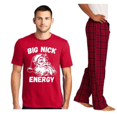 Big Nick Energy Sweatshirt Funny Christmas Santa Claus Pajama Set