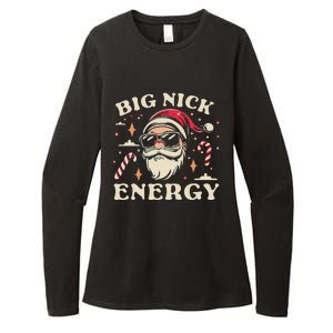 Big Nick Energy Santa Christmas Womens CVC Long Sleeve Shirt