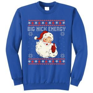 Big Nick Energy Santa Ugly Christmas Funny Sweatshirt