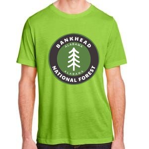 Bankhead National Forest Alabama Al Bear Badge Gift Adult ChromaSoft Performance T-Shirt