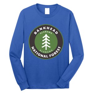 Bankhead National Forest Alabama Al Bear Badge Gift Long Sleeve Shirt