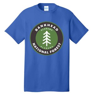 Bankhead National Forest Alabama Al Bear Badge Gift Tall T-Shirt