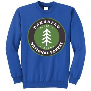 Bankhead National Forest Alabama Al Bear Badge Gift Tall Sweatshirt