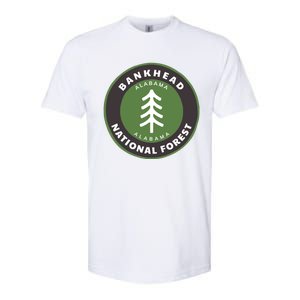 Bankhead National Forest Alabama Al Bear Badge Gift Softstyle CVC T-Shirt