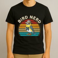 Bird Nerd Funny Bird Watching Birding Bird Lover Watcher T-Shirt