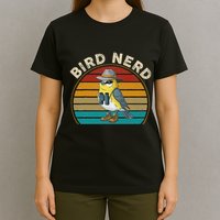 Bird Nerd Funny Bird Watching Birding Bird Lover Watcher T-Shirt