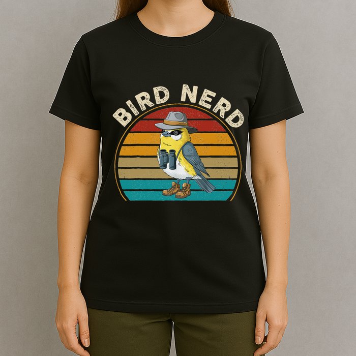 Bird Nerd Funny Bird Watching Birding Bird Lover Watcher T-Shirt