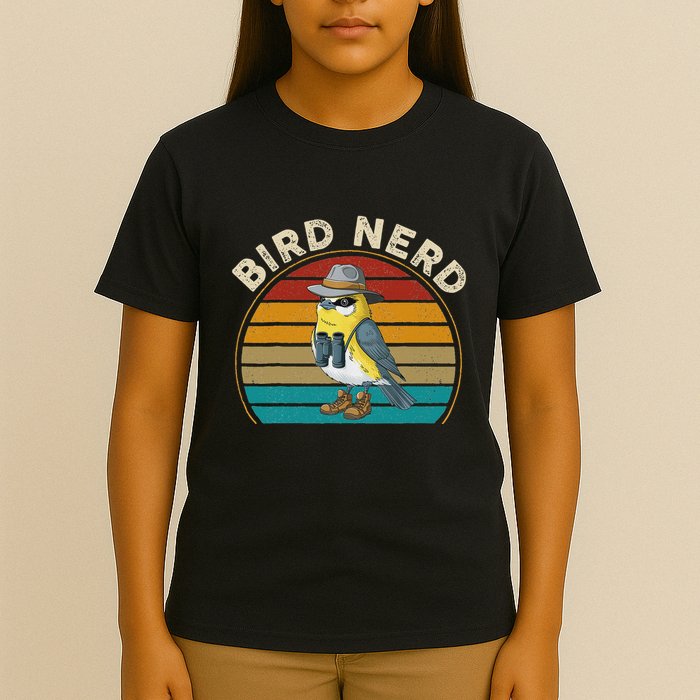 Bird Nerd Funny Bird Watching Birding Bird Lover Watcher T-Shirt
