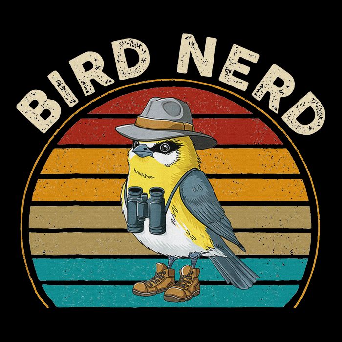 Bird Nerd Funny Bird Watching Birding Bird Lover Watcher T-Shirt